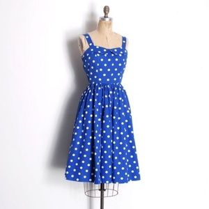 Vintage 80s Polka Dot Sundress